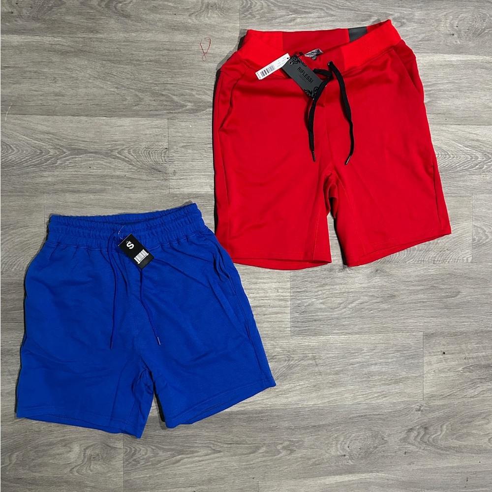 New Mix Red and Blue Athletic Shorts